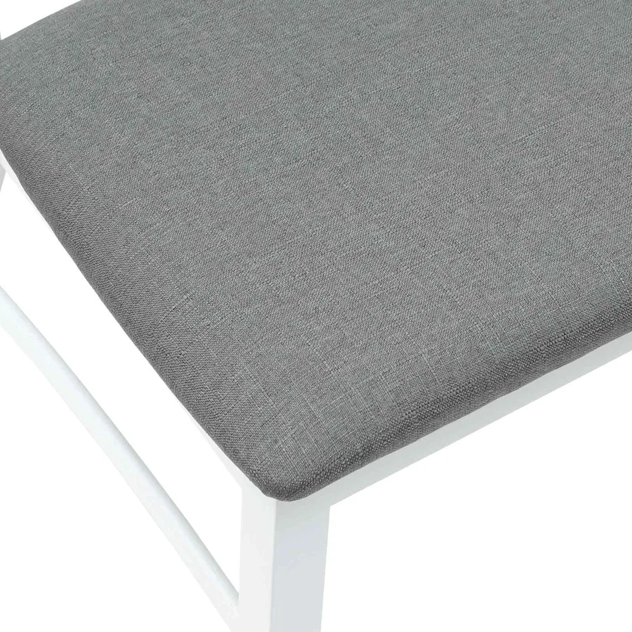 Chaises de salle à manger 2 pcs Blanc 43 x 54 x 89 cm - 9