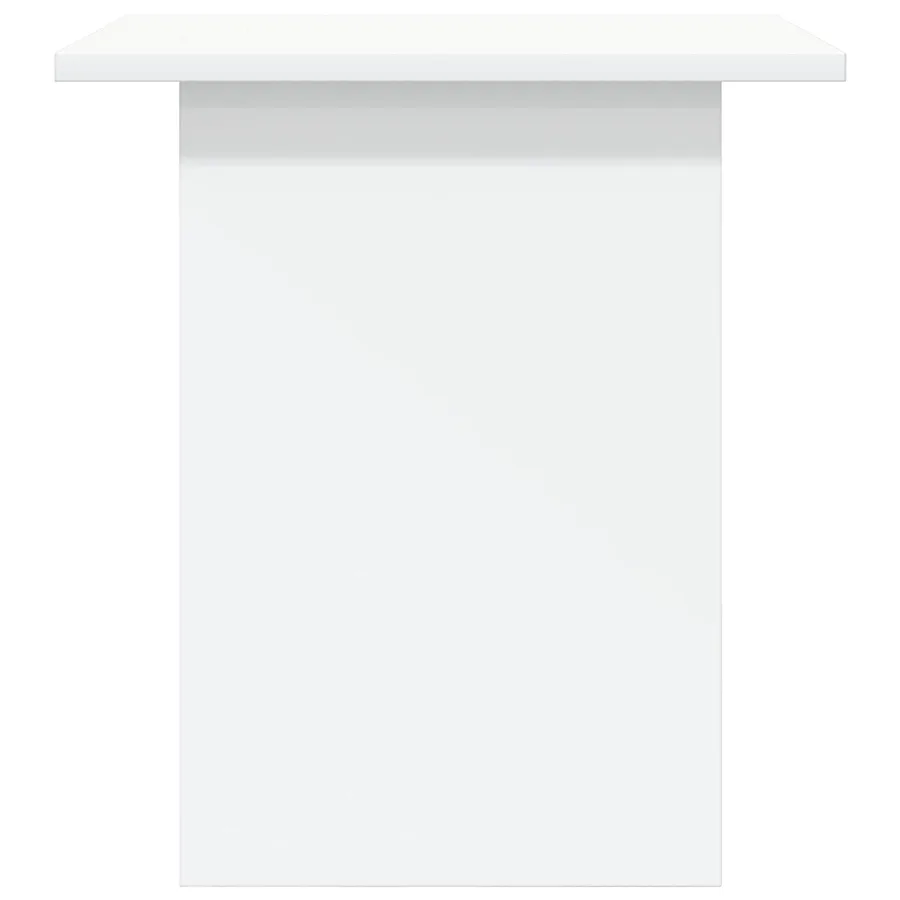 Table de chevet Blanc 41 x 40 x 45 cm Bois d'ingénierie - 7