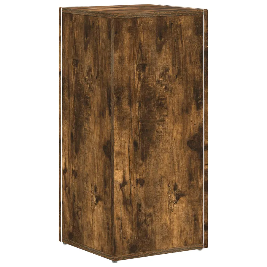 Étagère latérale Chêne fumé 33 x 32 x 70,5 cm Bois d'ingénierie - 7