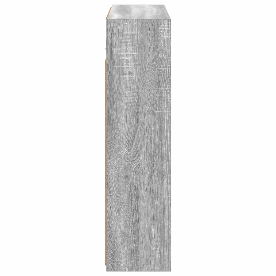 Armoire Miroir de Salle de Bain Gris Sonoma 73,5 x 16 x 62,5 cm - 7