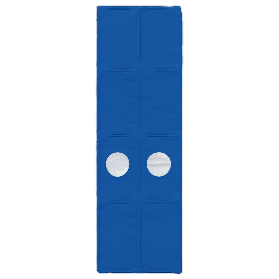 Tunnel de lit 2 pcs Bleu 211 x 67,5 x 2 cm Polyester - 5