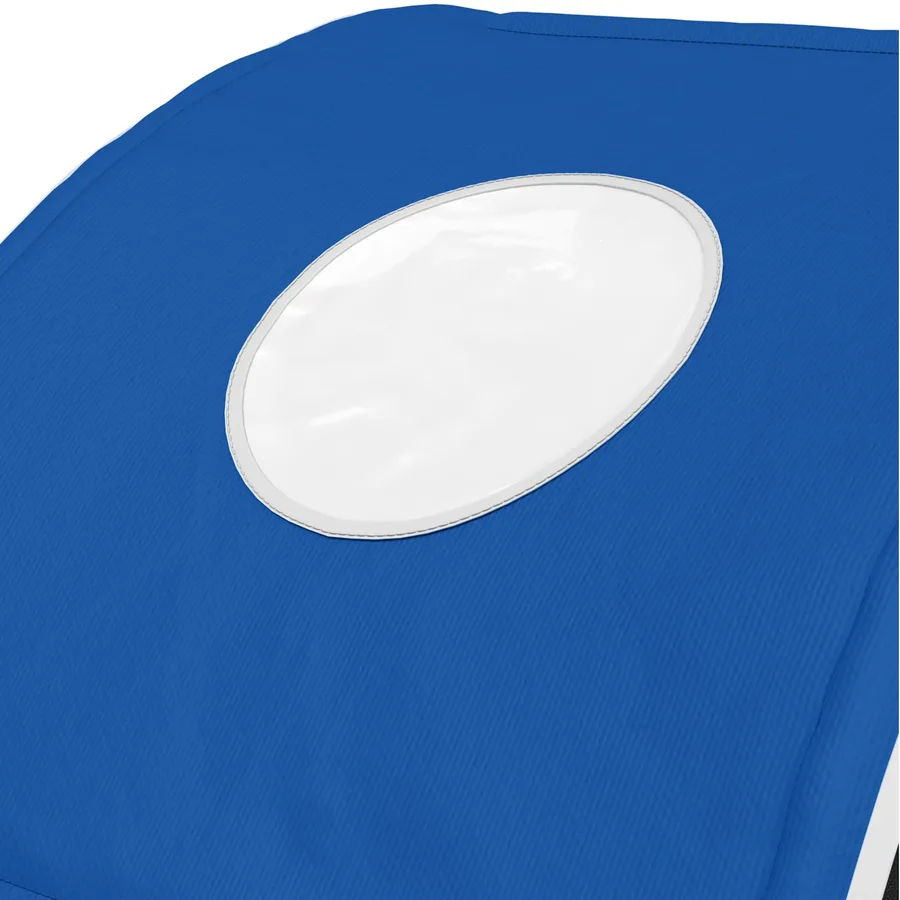 Tunnel de lit 2 pcs Bleu 211 x 67,5 x 2 cm Polyester - 9