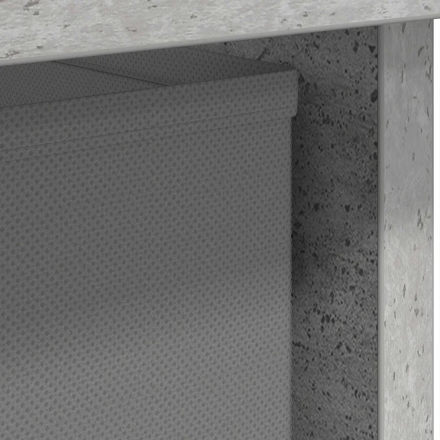 Table de chevet avec tiroir 2 pcs Gris béton 41 x 40 x 45 cm - 8