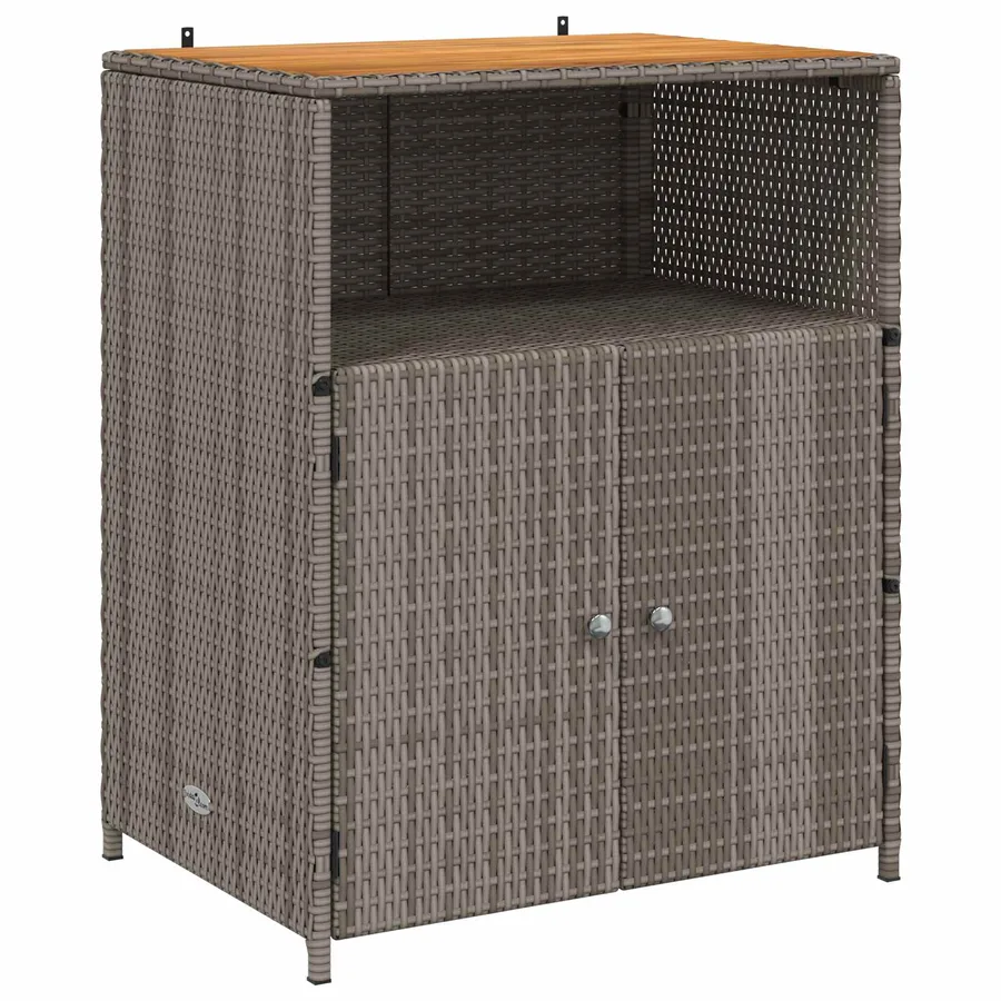 Armoire Gris 70 x 50 x 87 cm Polyester et Roly Ratten - 2