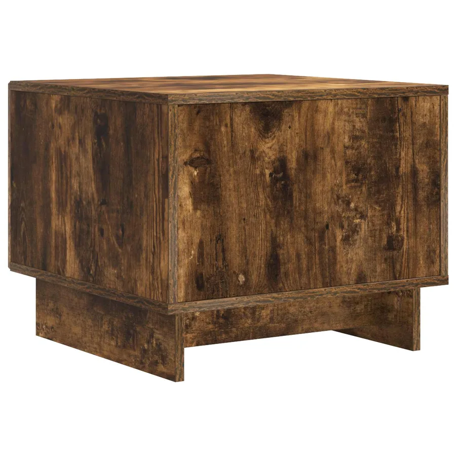 Table basse Chêne fumé 49 x 50 x 40 cm Bois d'ingénierie - 7