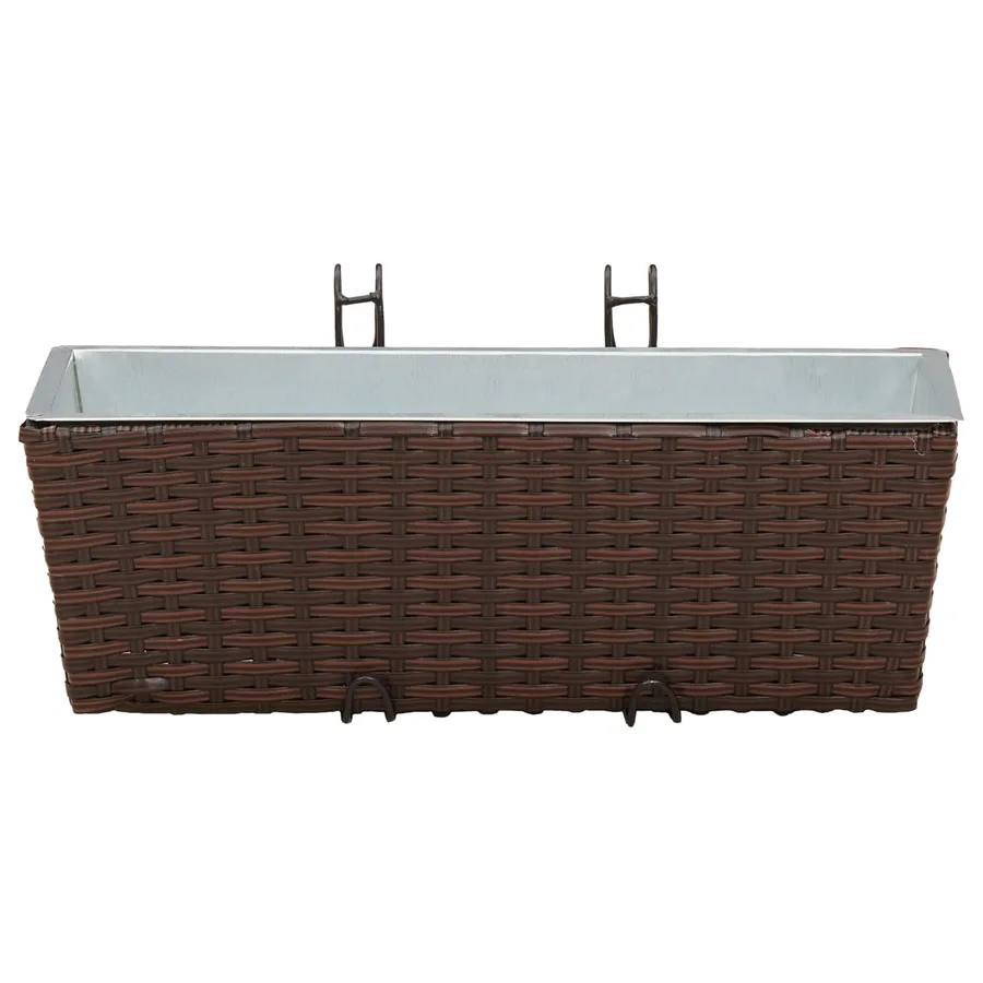 Garde-Corps 2 pcs 50 x 17 x 17 cm Métал - 5