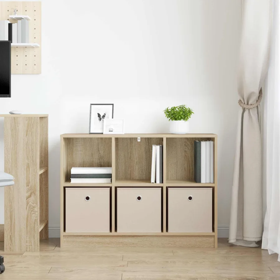 Buffet avec tiroir Chêne Sonoma 88,5 x 27,5 x 63,5 cm - 4
