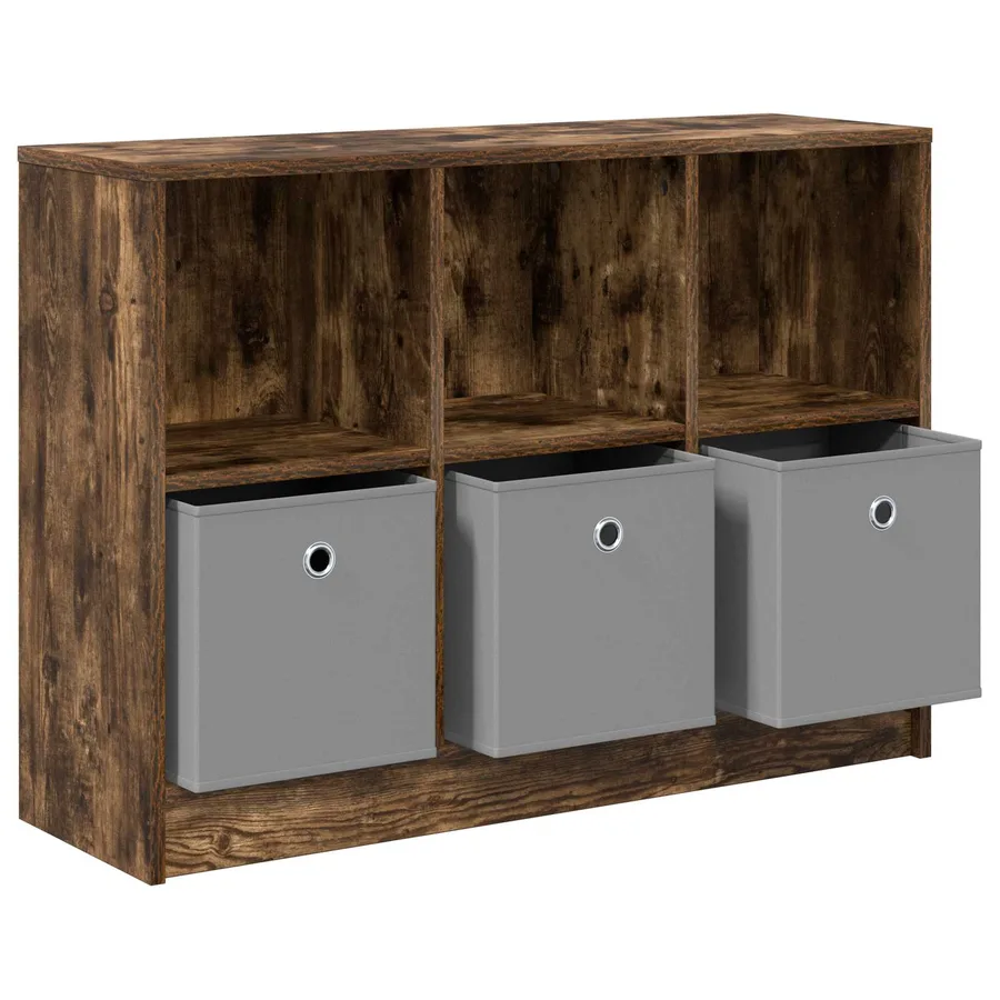 Buffet avec tiroir Chêne fumé 88,5 x 27,5 x 63,5 cm - 5
