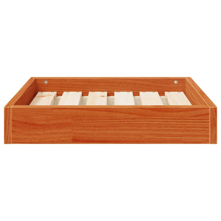 Lit pour Chien Cire marron 51,5 x 44 x 9 cm Bois de Pin Massif - 5