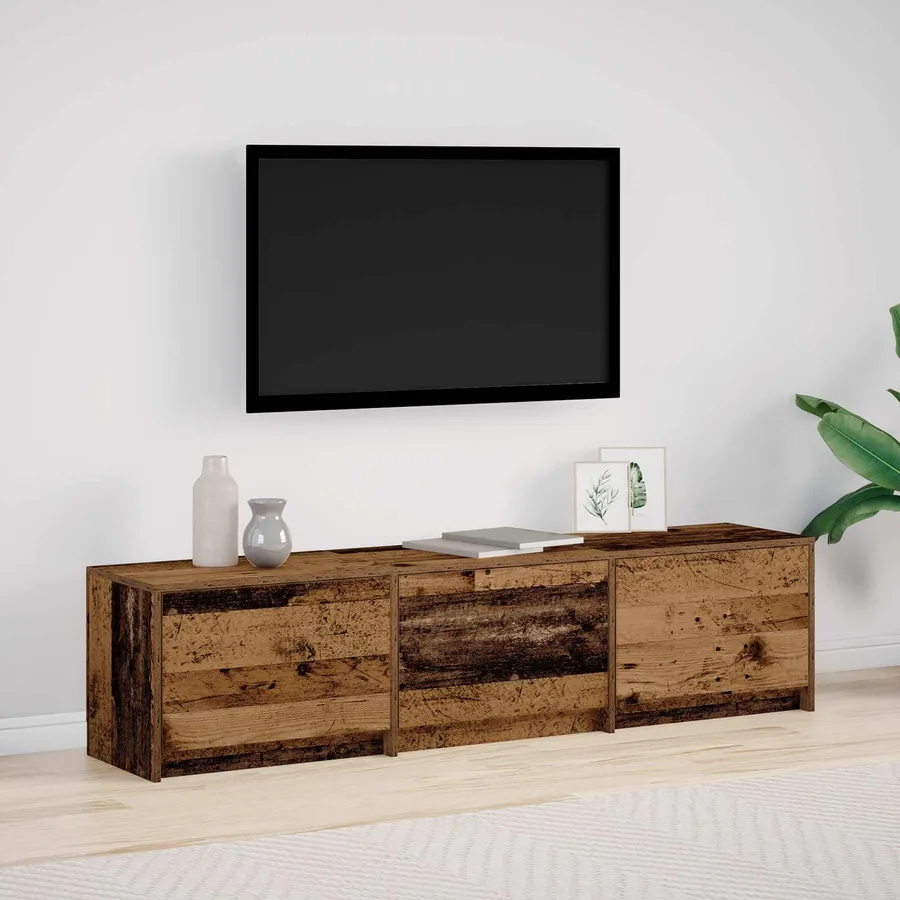 Meuble TV Bois ancien 165 x 34 x 40 cm Bois d'ingénierie
