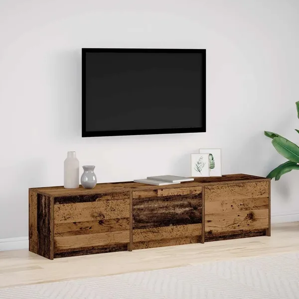 Meuble TV Bois ancien 165 x 34 x 40 cm Bois d'ingénierie