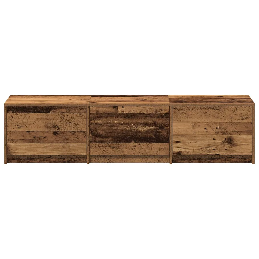 Meuble TV Bois ancien 165 x 34 x 40 cm Bois d'ingénierie - 7