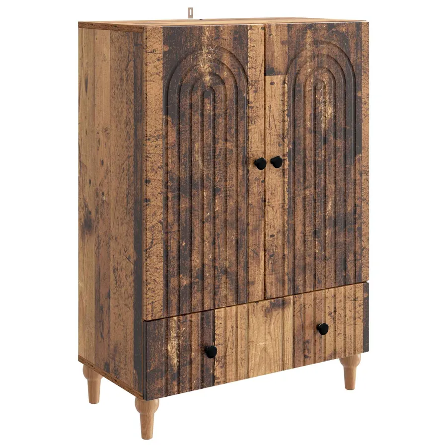 Buffet Bois ancien 66 x 34,5 x 95 cm Bois d'ingénierie - 2