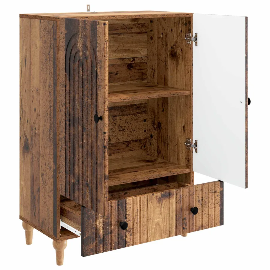 Buffet Bois ancien 66 x 34,5 x 95 cm Bois d'ingénierie - 4