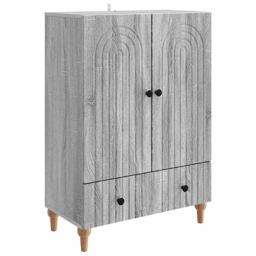 Buffet Sonoma gris 66 x 34,5 x 95 cm Bois d'ingénierie - 2