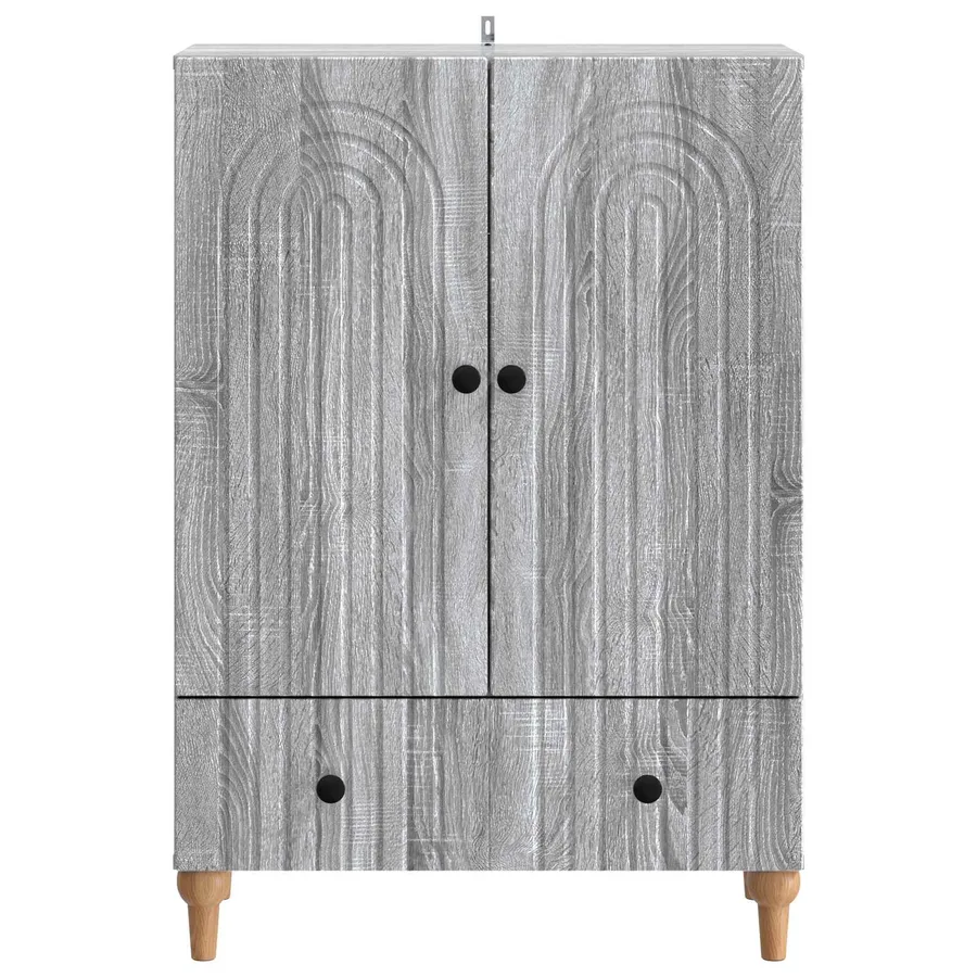 Buffet Sonoma gris 66 x 34,5 x 95 cm Bois d'ingénierie - 5