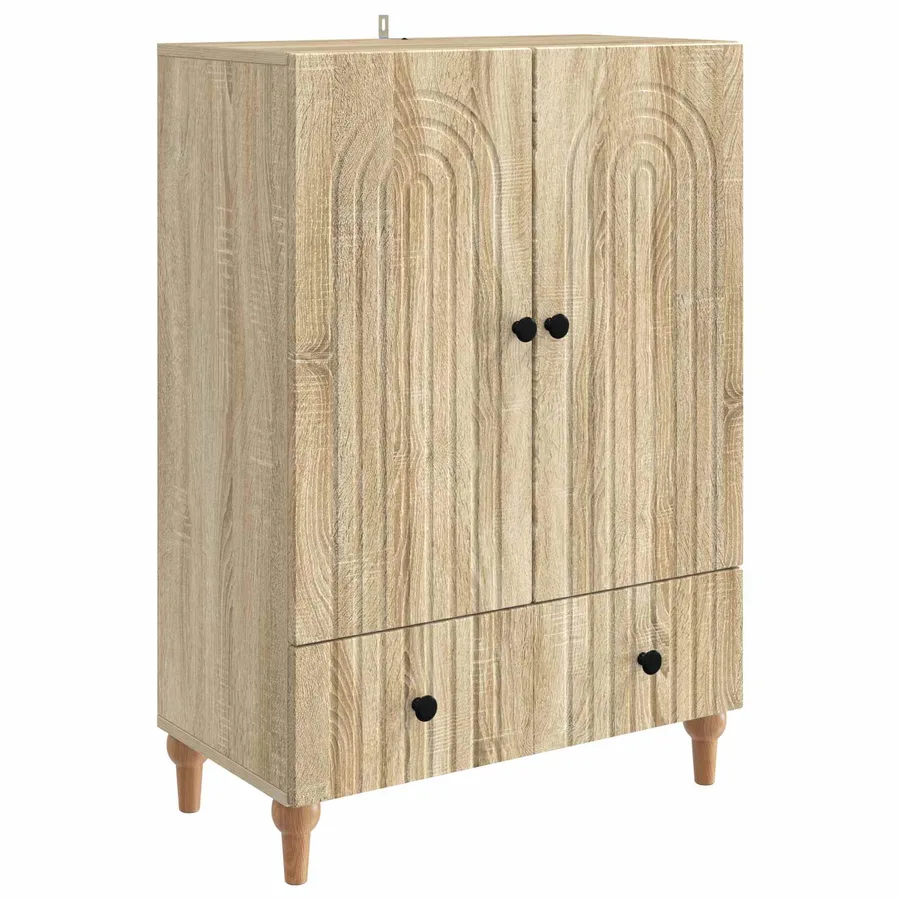 Buffet Chêne Sonoma 66 x 34,5 x 95 cm Bois d'ingénierie - 2