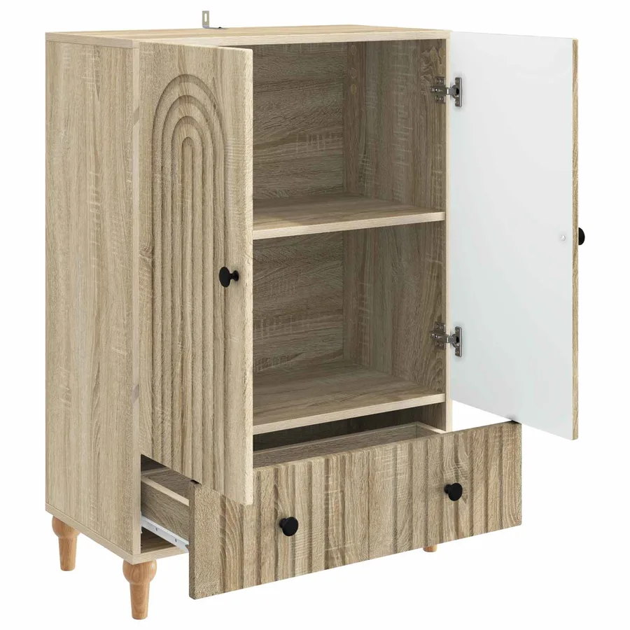 Buffet Chêne Sonoma 66 x 34,5 x 95 cm Bois d'ingénierie - 4