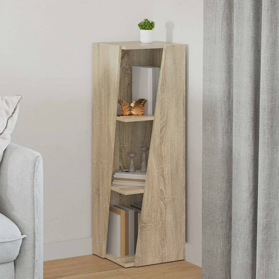 Étagère latérale Chêne Sonoma 33 x 32 x 100,5 cm