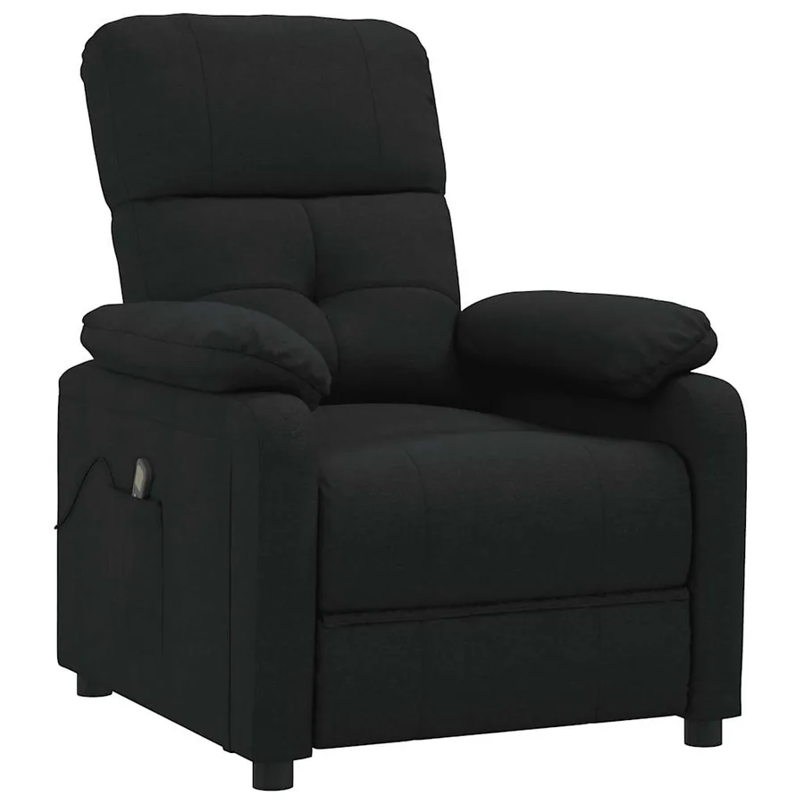 Fauteuil de massage Noir Tissu - 2