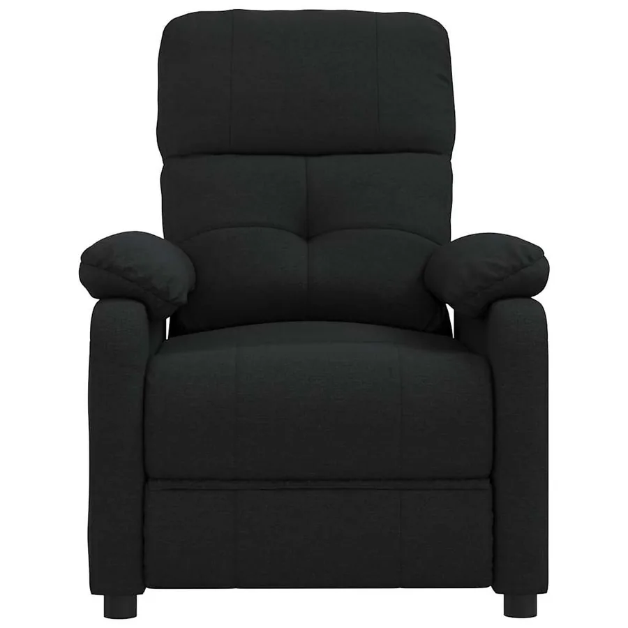 Fauteuil de massage Noir Tissu - 3