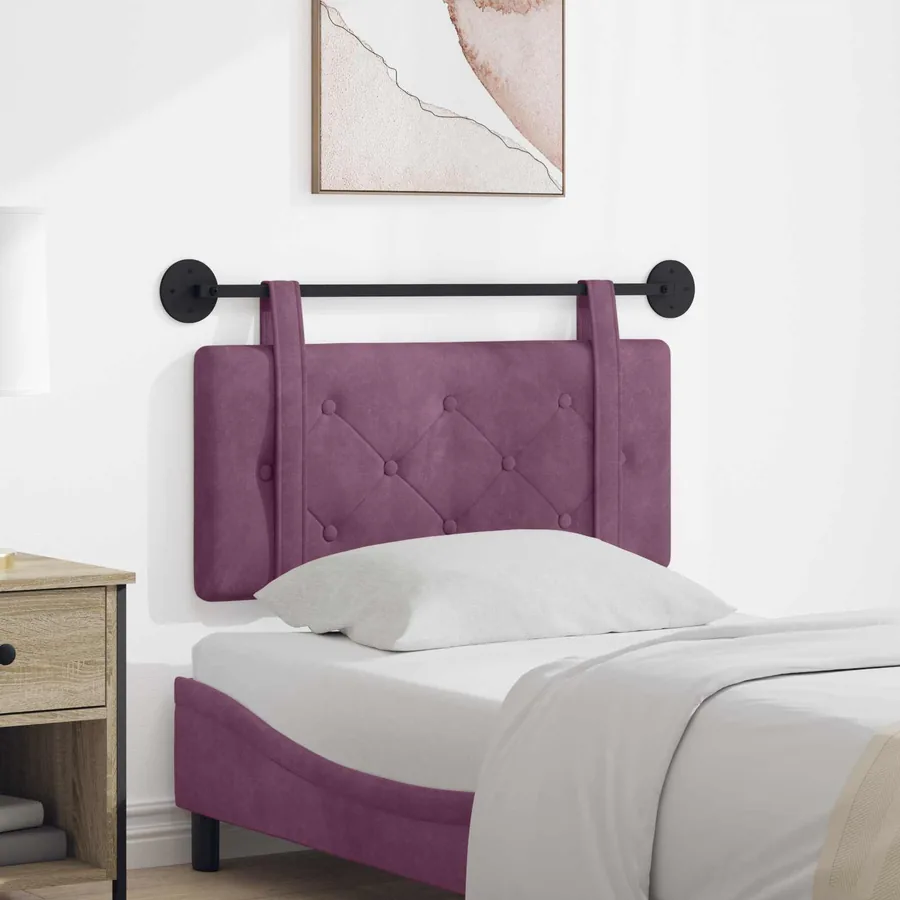 Tête de lit suspendue Pourpre Velours