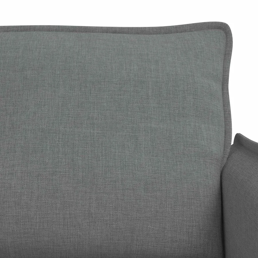 Ensemble de Canapés 2 pcs Gris foncé 196 x 82 x 85 cm Tissu - 6