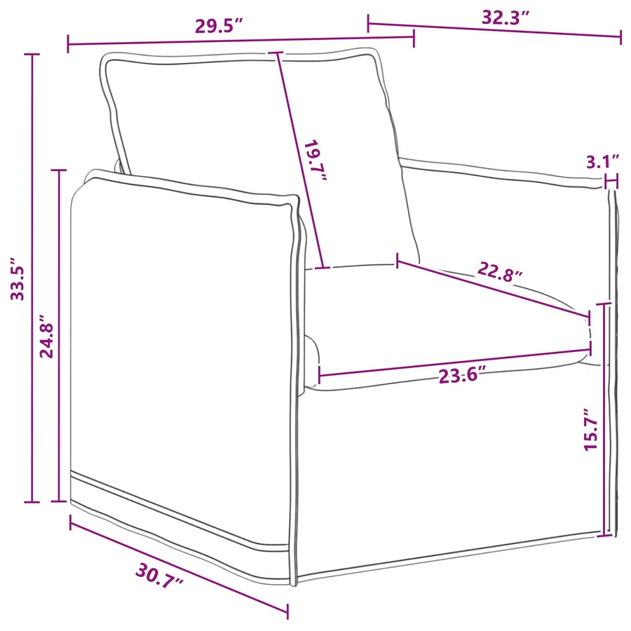 Ensemble de Canapés 2 pcs Gris foncé 196 x 82 x 85 cm Tissu - 8