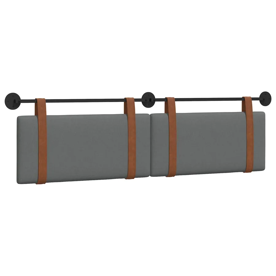 Tête de lit suspendue Gris foncé PU antique - 2