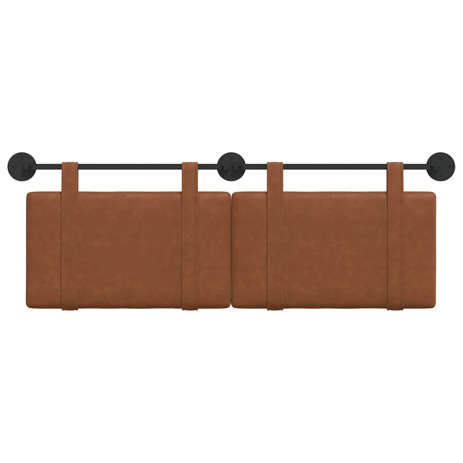Tête de lit suspendue Marron PU antique - 5
