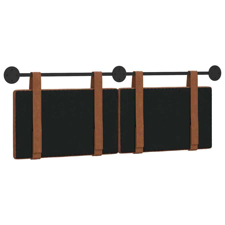 Tête de lit suspendue Marron PU antique - 7