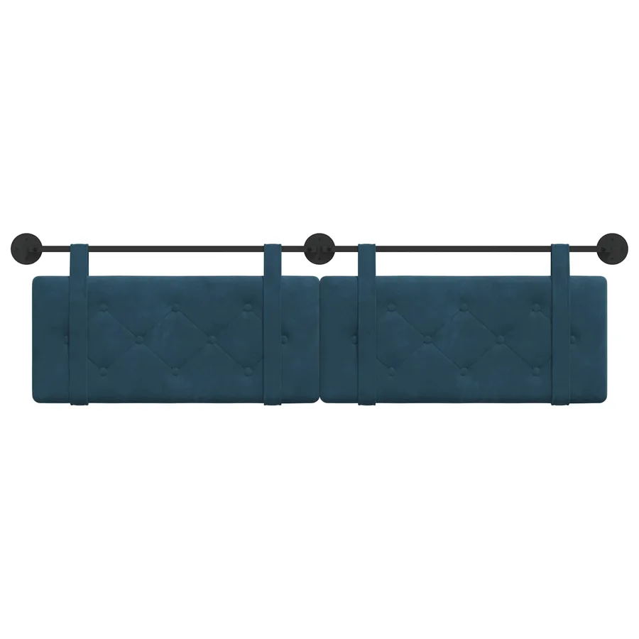 Tête de lit suspendue Bleu Velours - 5