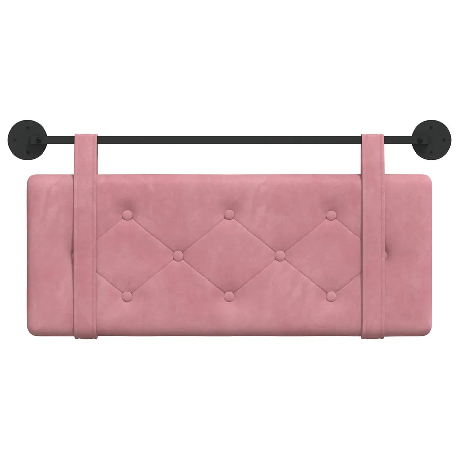 Tête de lit suspendue Rose Velours - 5