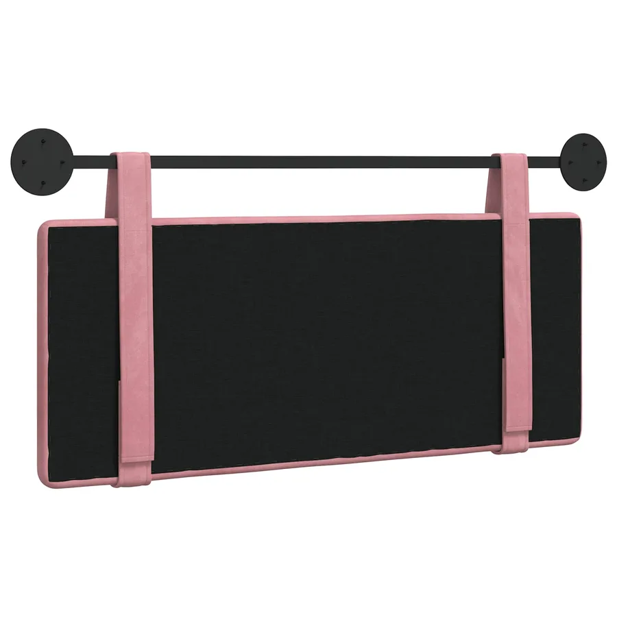 Tête de lit suspendue Rose Velours - 7