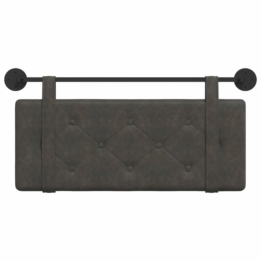 Tête de lit suspendue Noir PU antique - 5