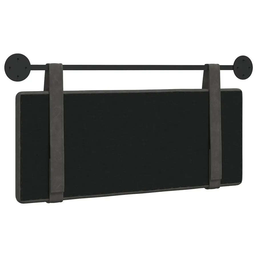 Tête de lit suspendue Noir PU antique - 7