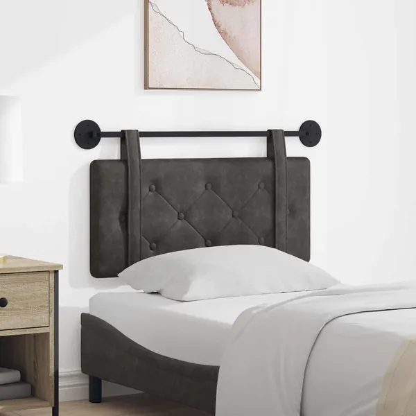 Tête de lit suspendue Noir PU antique