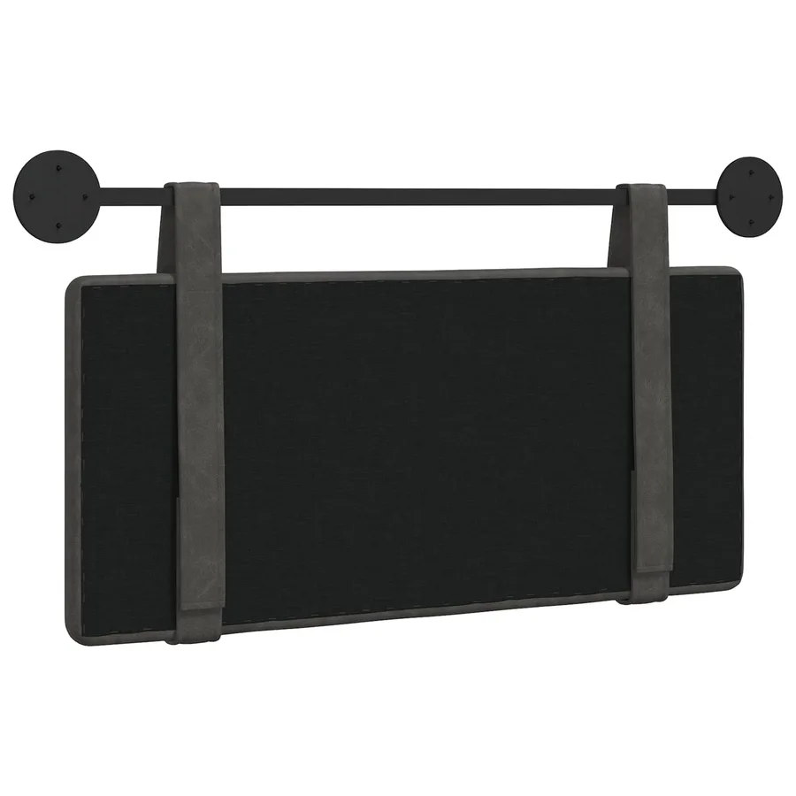 Tête de lit suspendue Noir PU antique - 7