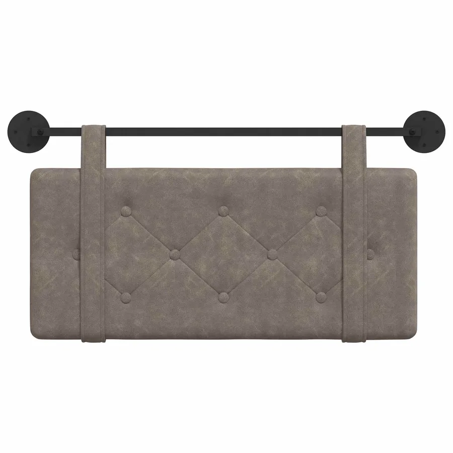 Tête de lit suspendue Gris PU antique - 5
