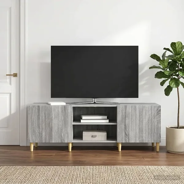 Meuble TV Sonoma gris 150 x 31 x 50 cm Bois d'ingénierie