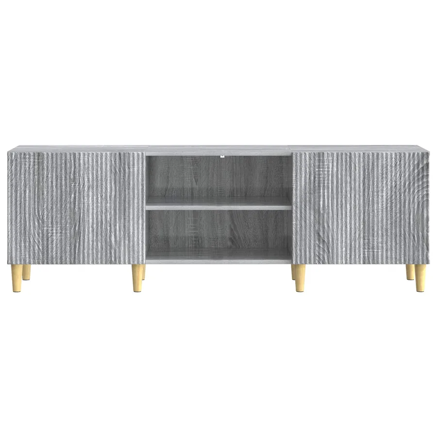 Meuble TV Sonoma gris 150 x 31 x 50 cm Bois d'ingénierie - 6