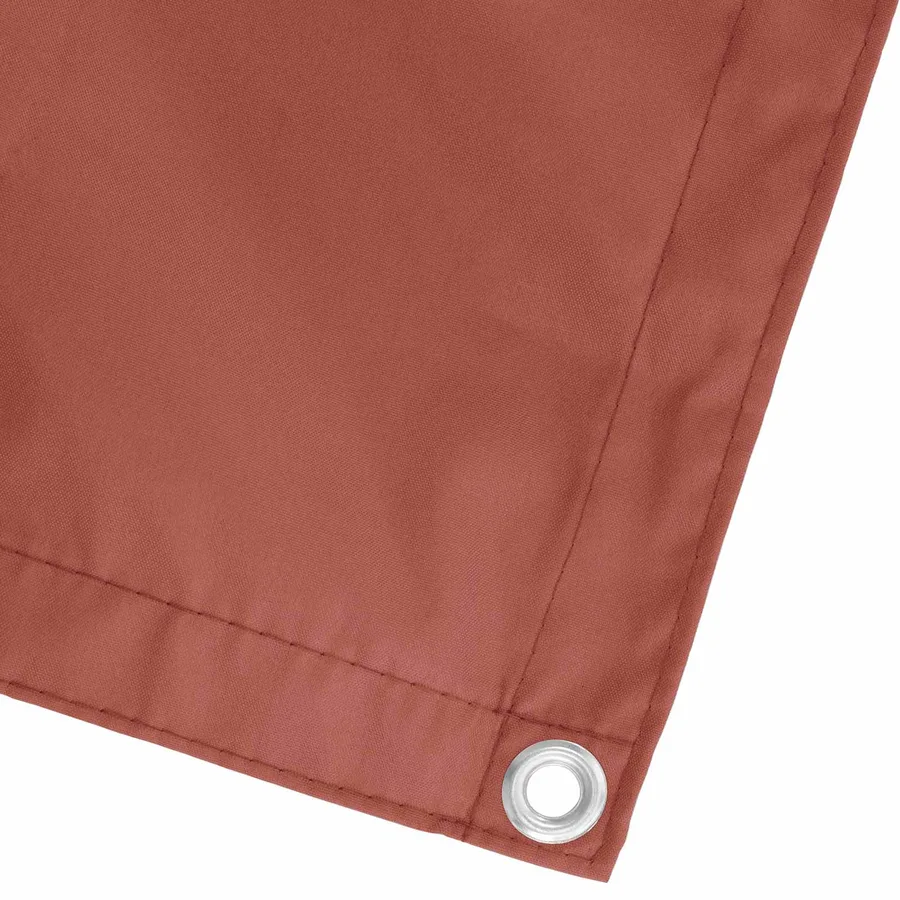 Écran de balcon Terre cuite 110 x 400 cm Tissu Oxford - 3