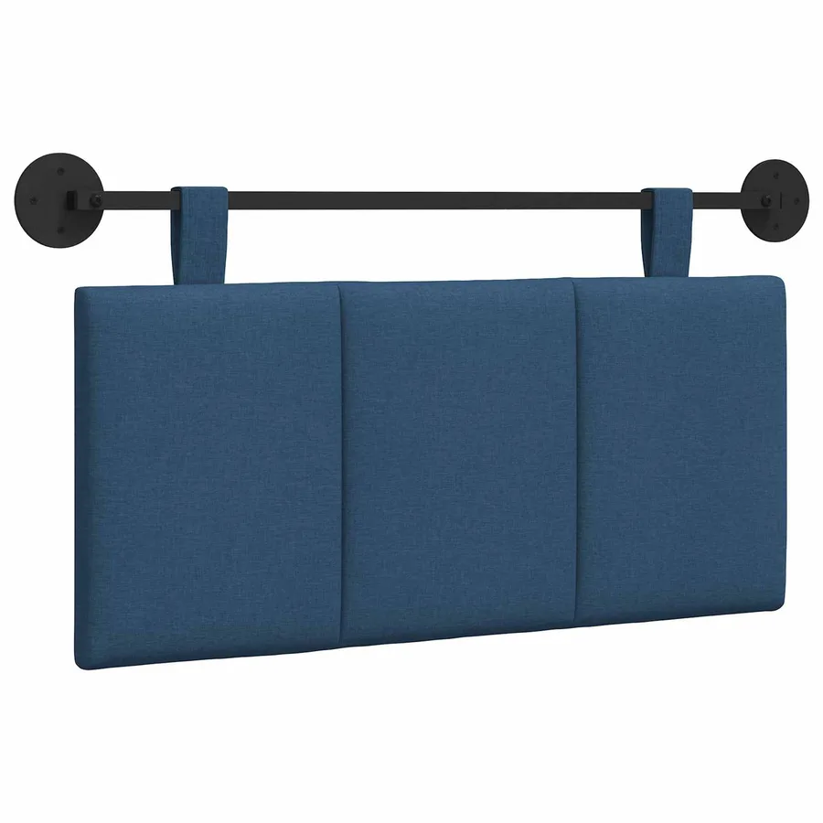 Tête de lit suspendue Bleu Tissu - 2