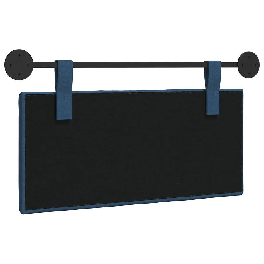 Tête de lit suspendue Bleu Tissu - 7