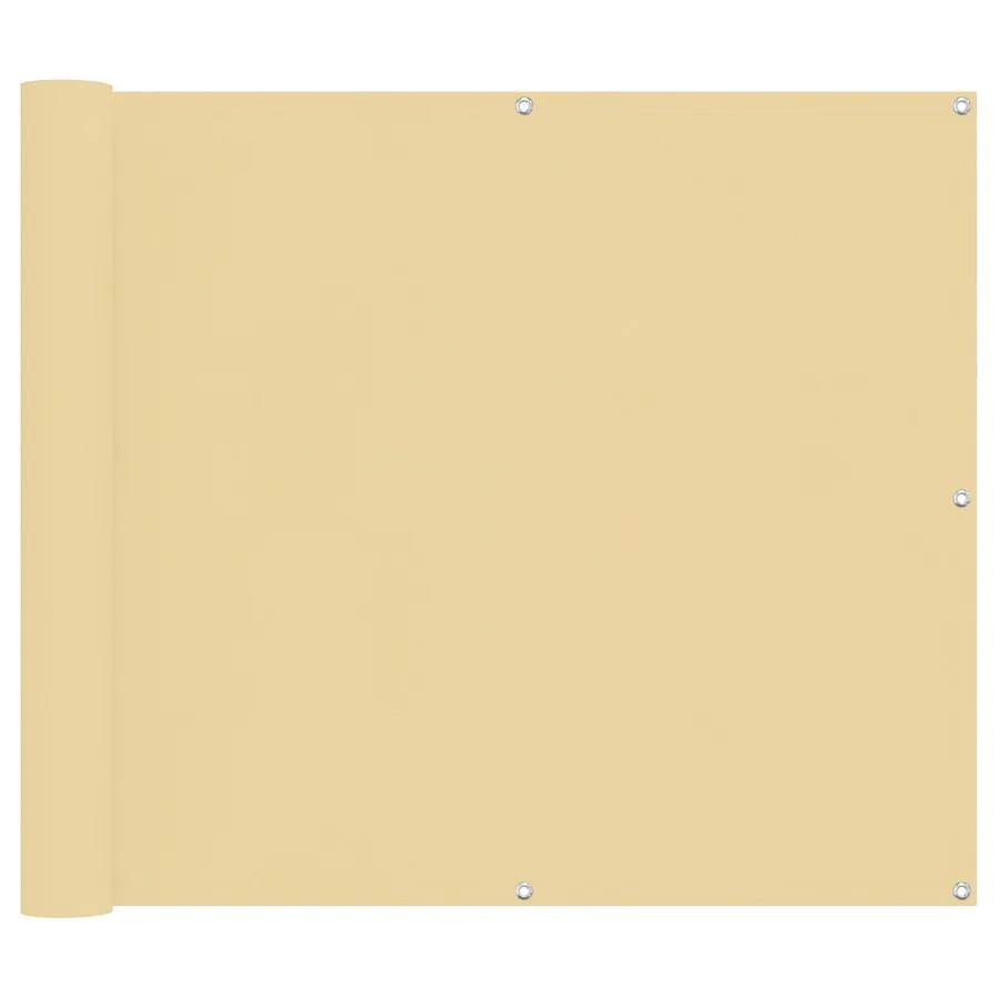 Écran de balcon Sable 100 x 1000 cm Tissu Oxford - 2