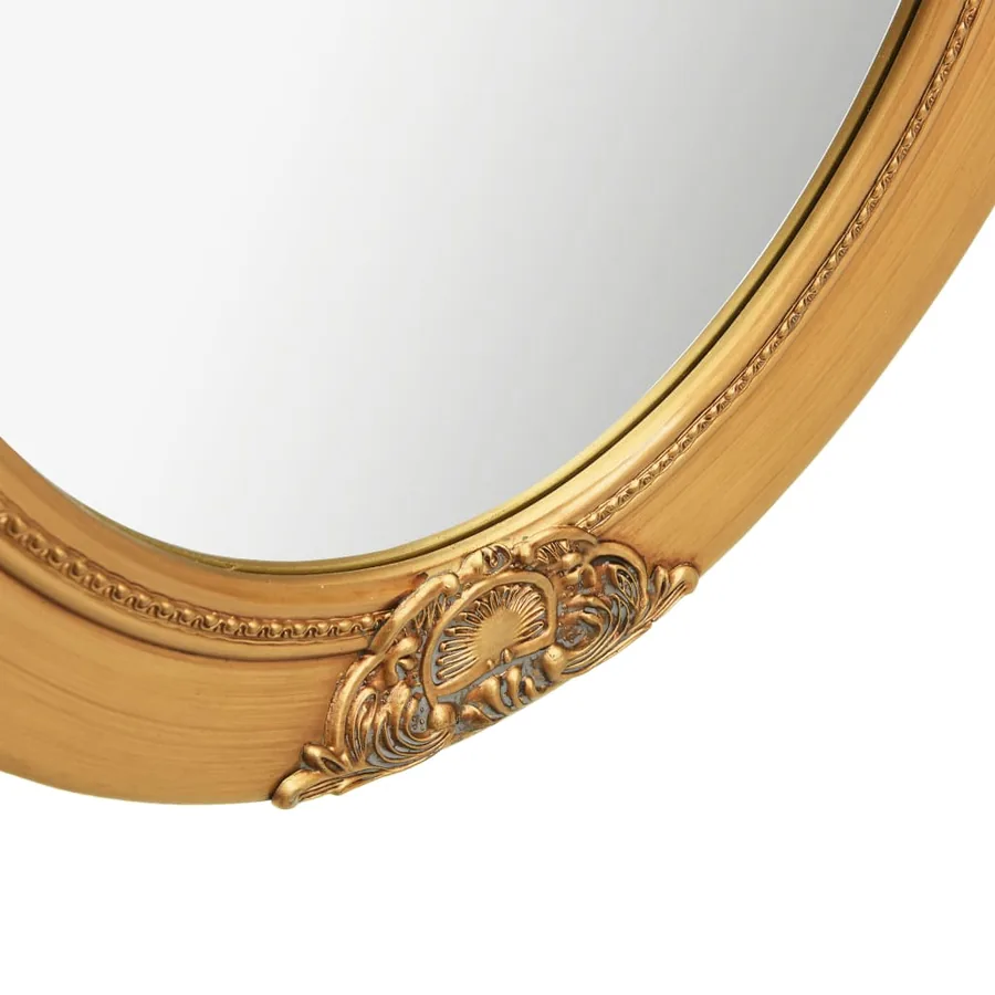Miroir mural style baroque 50x60 cm Doré - 4