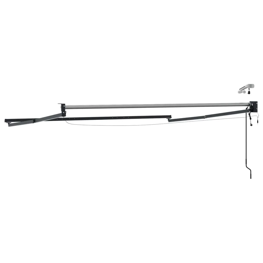 Cadre de store rétractable électrique Anthracite 3 x 2 m - 7
