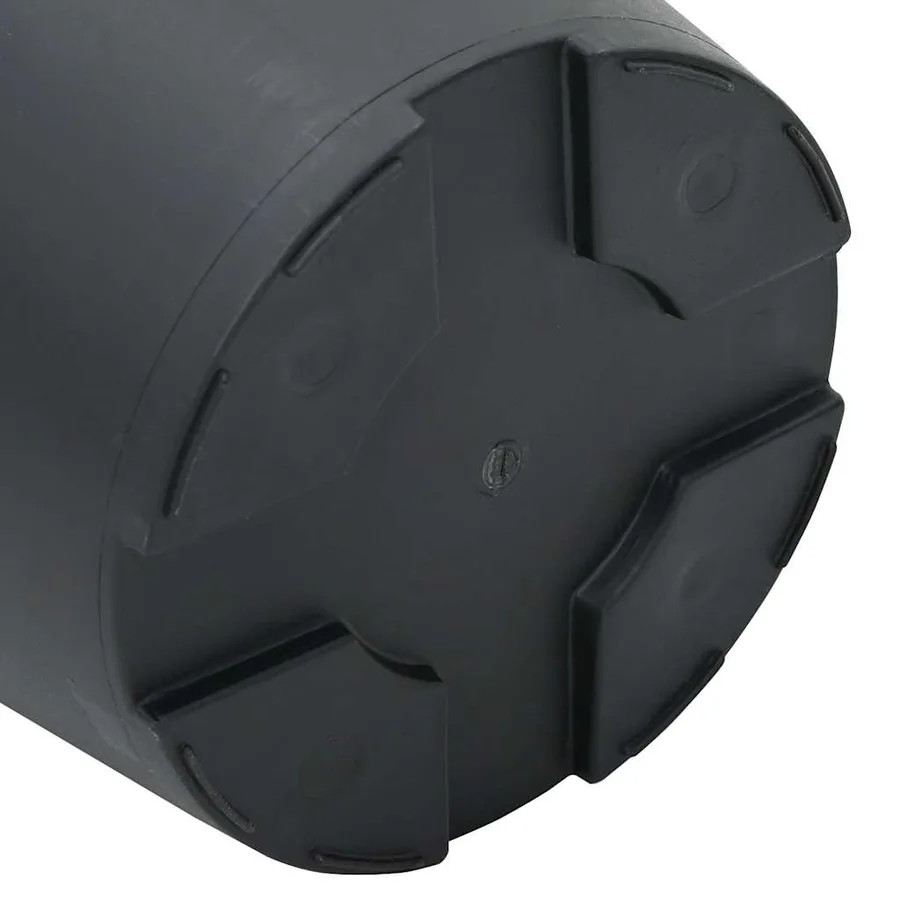 Pot à fleurs rond 6 pcs Noir Ø 17 x 14 cm Plastique - 8