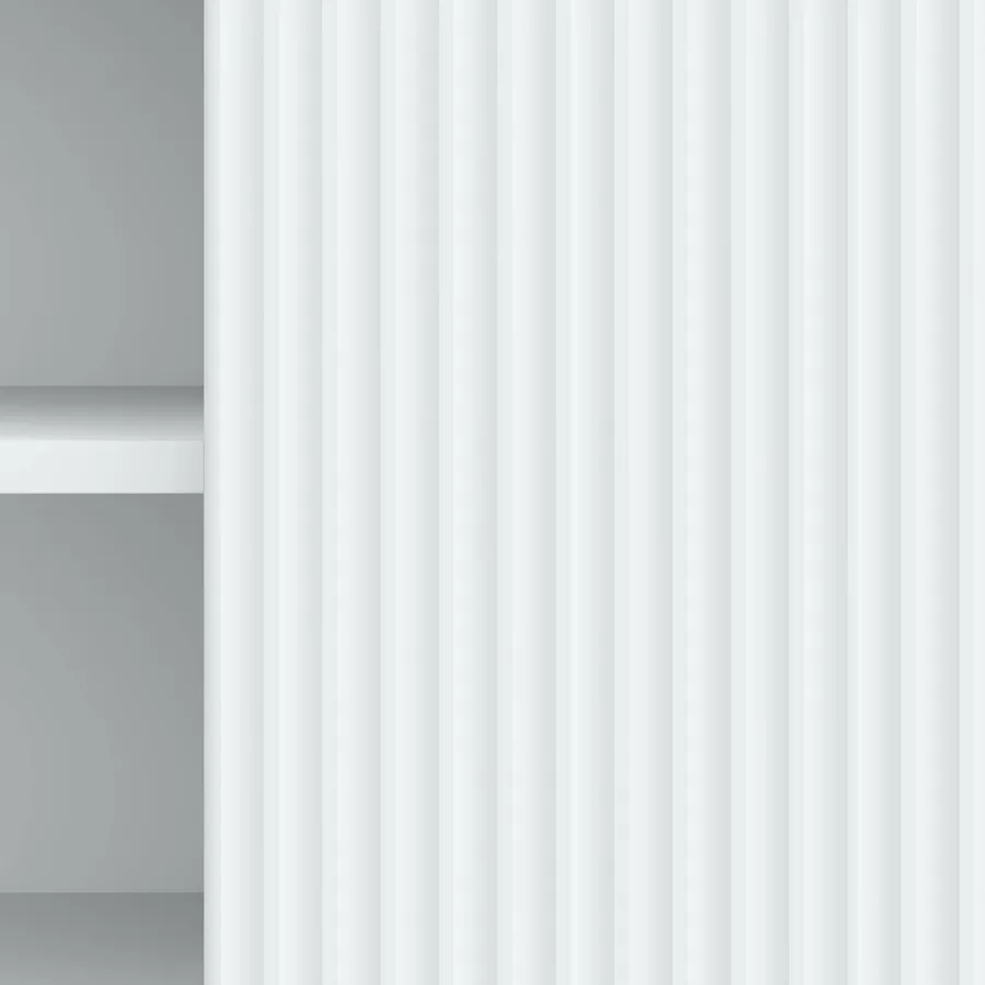 Meuble TV Blanc 150 x 31 x 50 cm Bois d'ingénierie - 10