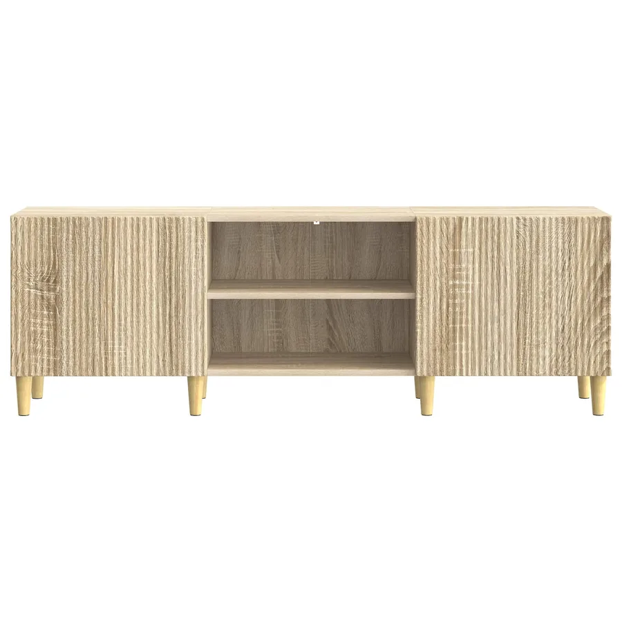Meuble TV Chêne Sonoma 150 x 31 x 50 cm Bois d'ingénierie - 6